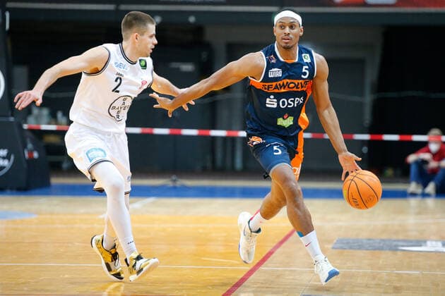 Basketball, 2. Bundesliga Pro-A, Bayer Giants Leverkusen - Rostock Seawolves