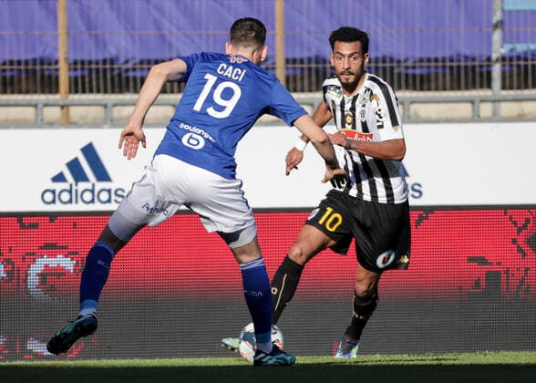 Fußball, Racing Straßburg - SCO Angers