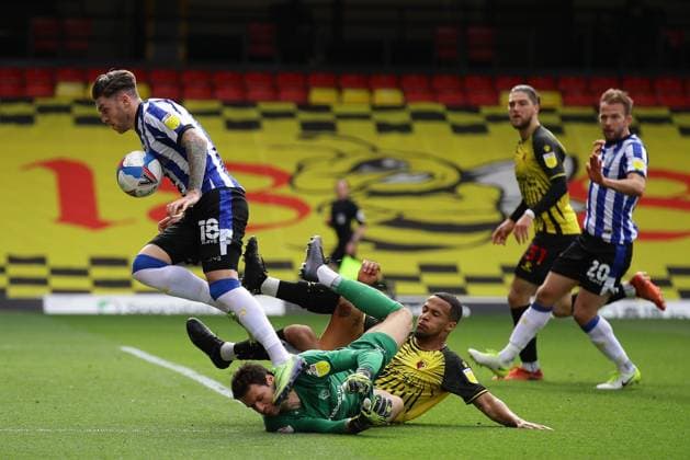 Fußball, England, FC Watford - Sheffield Wednesday
