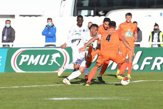 Fußball, Coupe de France, Voltigeurs de Chateaubriant - HSC Montpellier