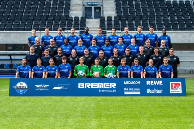 Fußball, 2. BL, SC Paderborn 07 Porträttermin 2021 2022