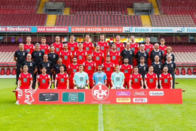 Fußball, 3. Liga, 1. FC Kaiserslautern Porträttermin 2021 2022