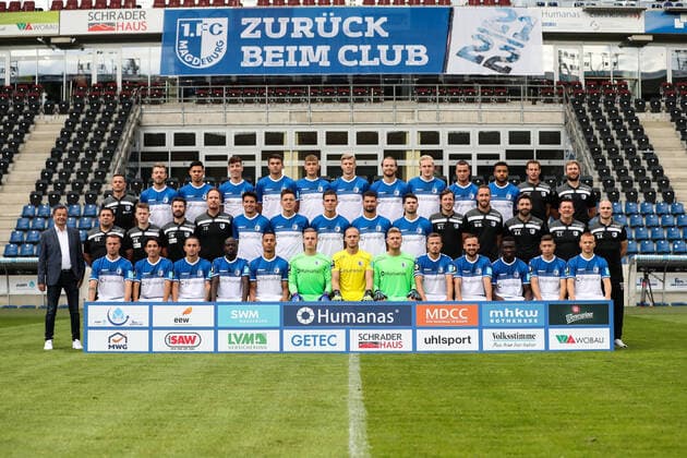 Fußball, 3. Liga, 1. FC Magdeburg Porträttermin 2021 2022