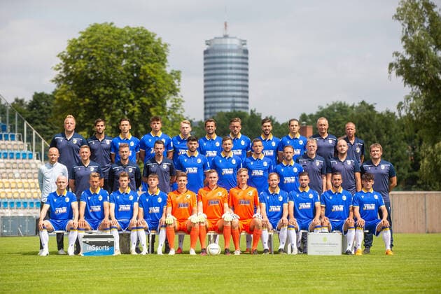 Fußball, RL Nordost, FC Carl Zeiss Jena Porträttermin 2021 2022