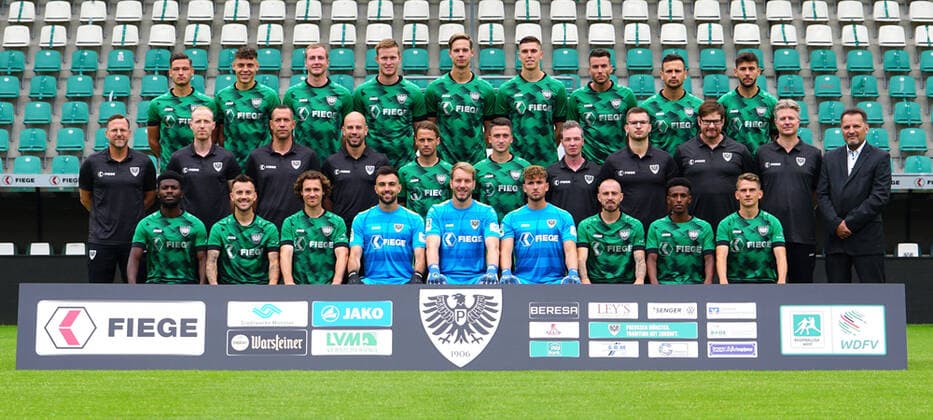 Fußball, RL West, Preußen Münster Porträttermin 2021 2022