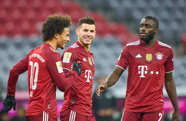 Fußball, Bayern München, Sane und Upamecano positiv auf Coronavirus getestet - Archivbilder