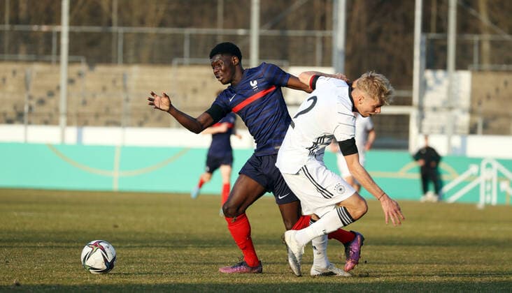 Fußball, U18 Testspiel, Deutschland - Frankreich