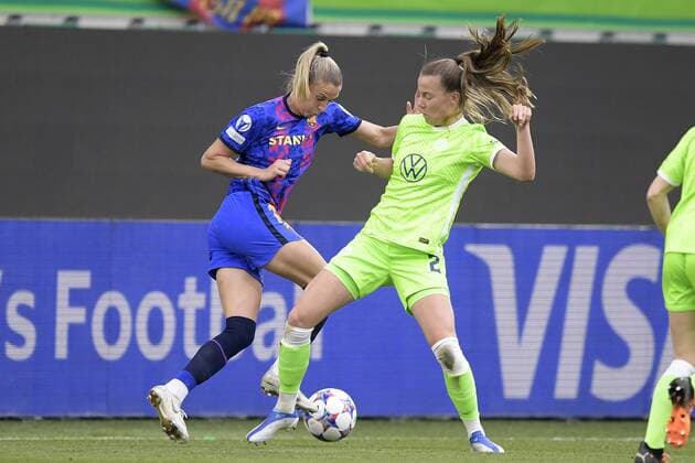 Fußball, Frauen, Champions League, Halbfinale, VfL Wolfsburg - FC Barcelona