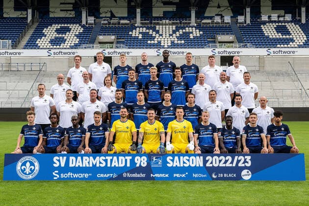 Fußball, 2. BL, SV Darmstadt 98 Porträttermin 2022 2023
