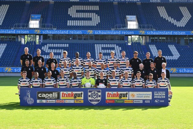 Fußball, 3. Liga, MSV Duisburg Porträttermin 2022 2023
