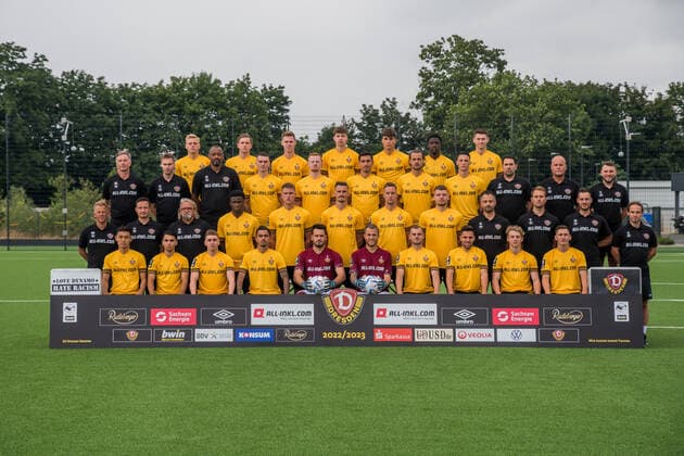 Fußball, 3. Liga, Dynamo Dresden Porträttermin 2022 2023
