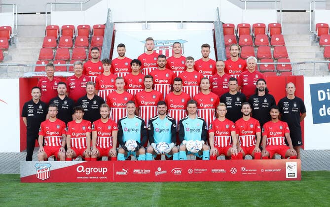 Fußball, 3. Liga, FSV Zwickau Porträttermin 2022 2023