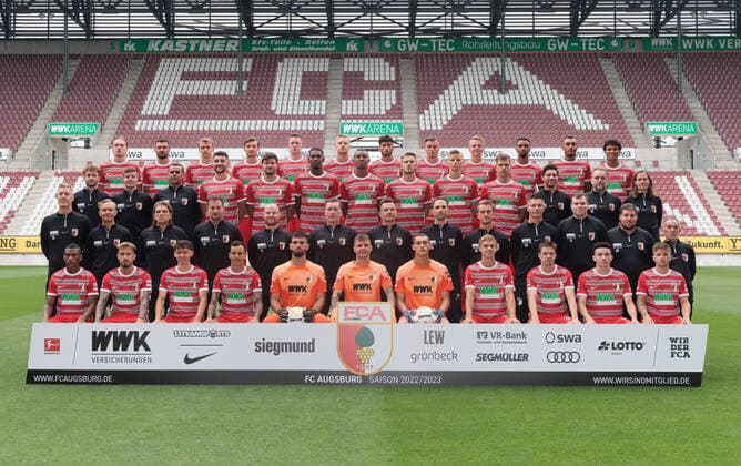 Fußball, FC Augsburg Porträttermin 2022 2023