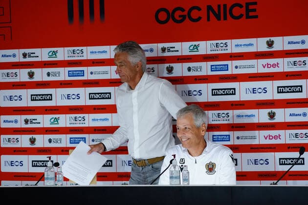 Fußball, OGC Nizza, Pressekonferenz