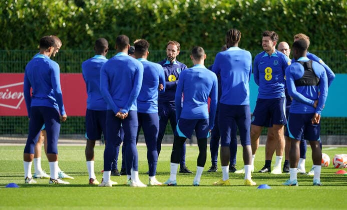 Fußball, Nations League, England Training