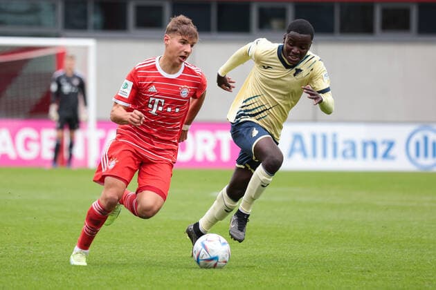 Fußball, A Junioren Bundesliga Süd Südwest, FC Bayern München U19 - TSG 1899 Hoffenheim U19