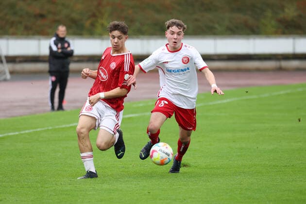 Fußball, B Junioren Bundesliga West, Sportfreunde Siegen - Fortuna Düsseldorf