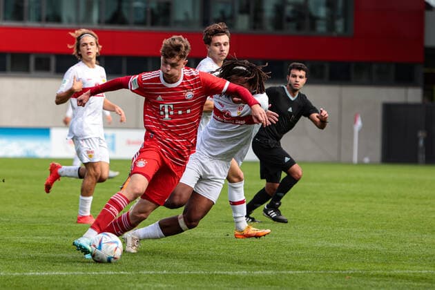 Fußball, A-Junioren Bundesliga Süd, U19, FC Bayern München - VfB Stuttgart