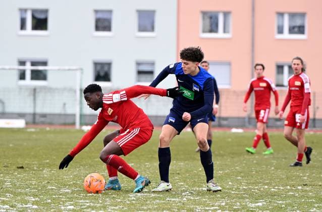 Fußball, B-Junioren Bundesliga, 1. FC Union Berlin U17 - Hertha BSC U17
