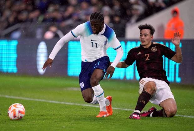 Fußball, U20, England - Deutschland