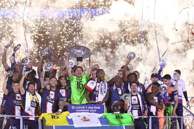 Fußball, Frankreich, Paris Saint Germain feiert die Meisterschaft
