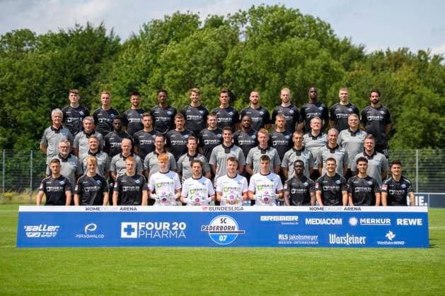 Fußball, 2. BL, SC Paderborn 07 Porträttermin 2023 2024