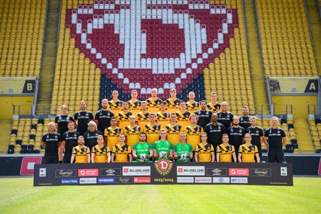 Fußball, 3. Liga, SG Dynamo Dresden Porträttermin 2023 2024