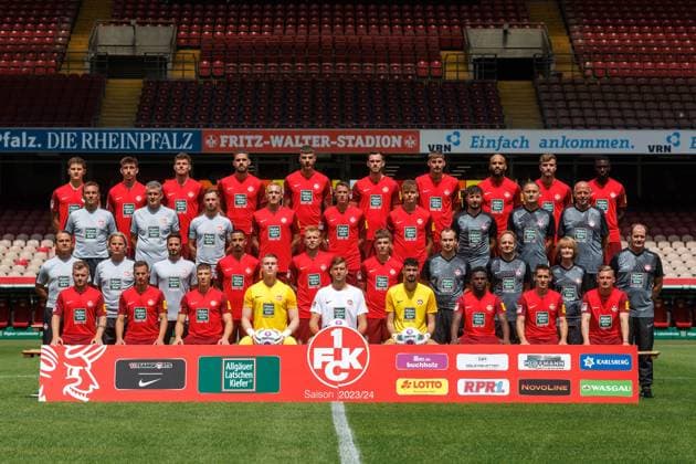Fußball, 2. BL, 1. FC Kaiserslautern Porträttermin 2023 2024