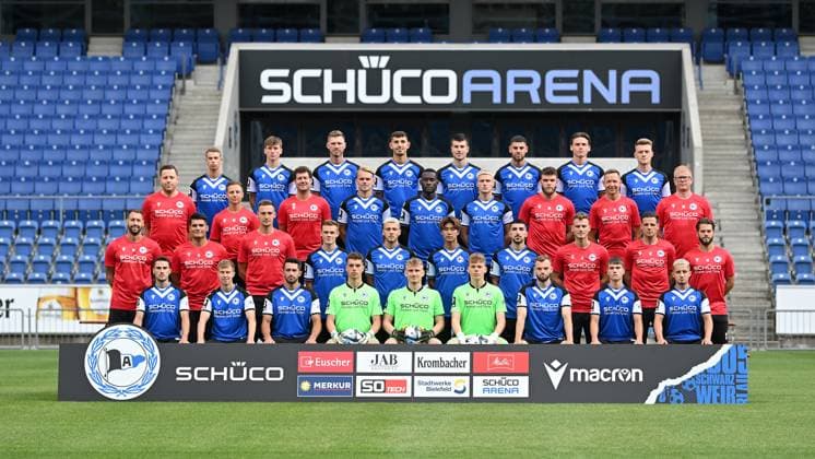 Fußball, 3. Liga, Arminia Bielefeld Porträttermin 2023 2024