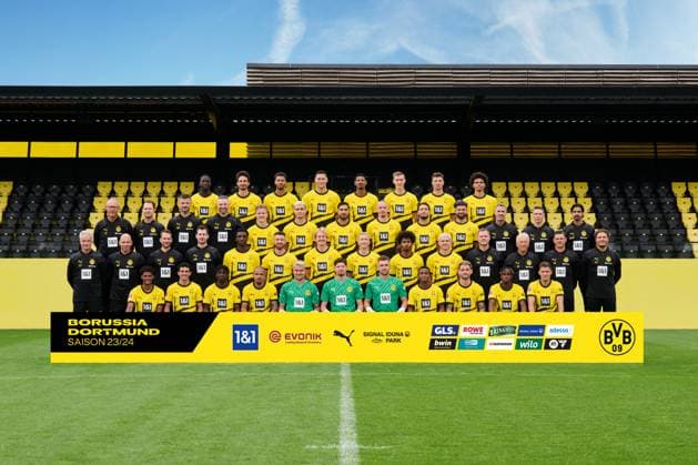 Fußball, Borussia Dortmund Porträttermin 2023 2024