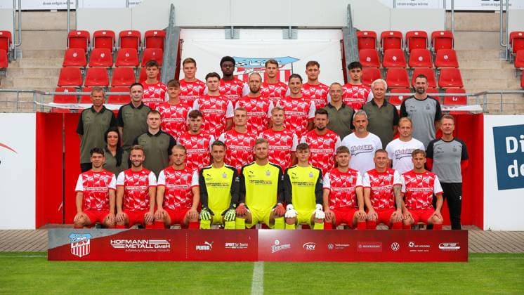 Fußball, RL Nordost, FSV Zwickau Porträttermin 2023 2024