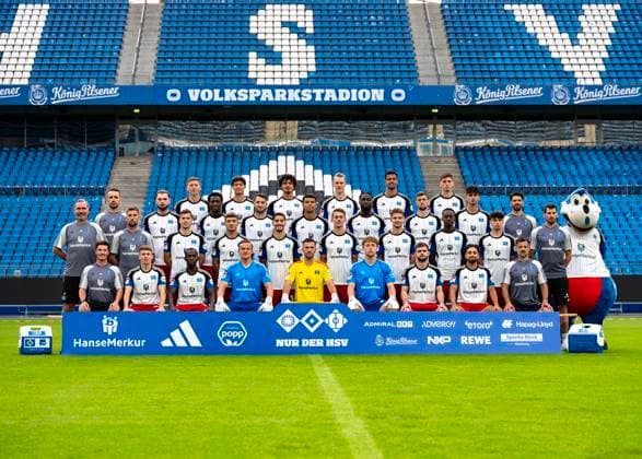 Fußball, 2. BL, Hamburger SV Porträttermin 2023 2024