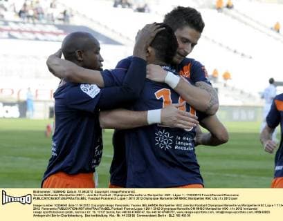 Fußball, Frankreich, Ligue 1, Olympique Marseille - Montpellier HSC 1:3
