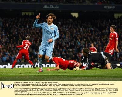 Fußball, England, Premier League, Manchester City - West Bromwich Albion 4:0