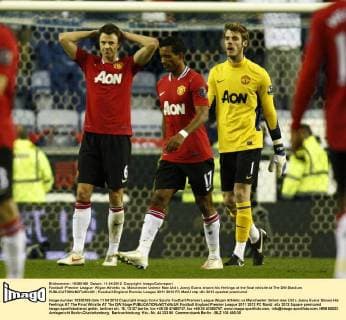 Fußball, England, Premier League, Wigan Athletic - Manchester United 1:0