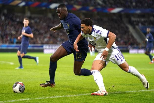 Fußball, Frankreich - Schottland