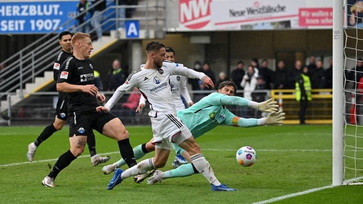 Fußball, 2. BL, SC Paderborn 07 - 1. FC Nürnberg