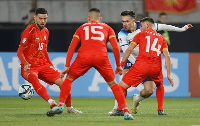 Fußball, EM-Quali, Nordmazedonien - England