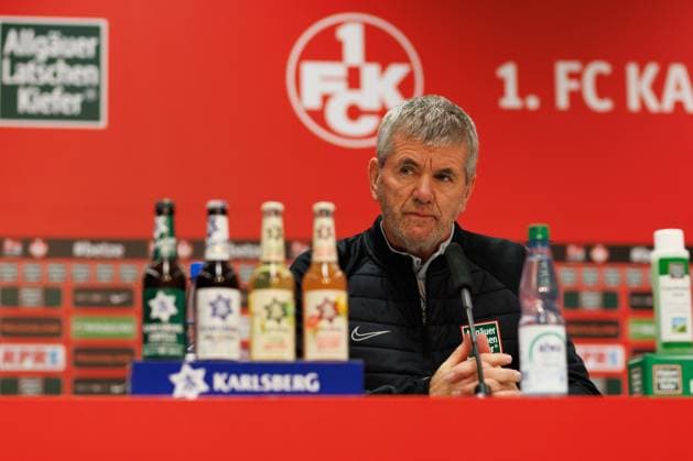 Fußball, 2. BL, 1. FC Kaiserslautern, Pressekonferenz mit Friedhelm Funkel