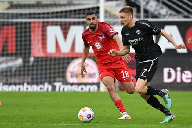 Fußball, 2. BL, SC Paderborn 07 - Hertha BSC