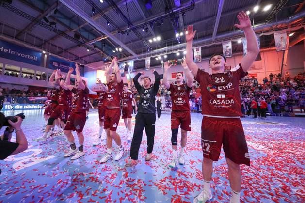 Handball, 2. BL, 1. VfL Potsdam feiert Bundesliga-Aufstieg