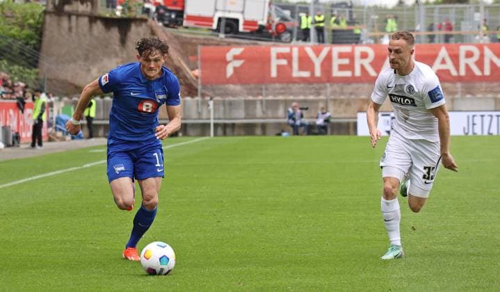 Fußball, 2. BL, SV Elversberg - Hertha BSC