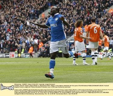Fussball, England, Premier League, Wigan Athletic - Newcastle United 4:0
