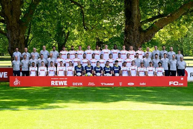 Fußball, 2. BL, 1. FC Köln Porträttermin 2024 2025