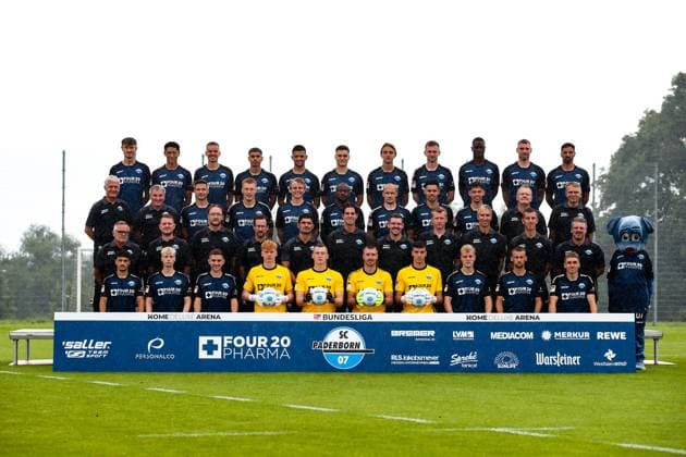 Fußball, 2. BL, SC Paderborn 07 Porträttermin 2024 2025