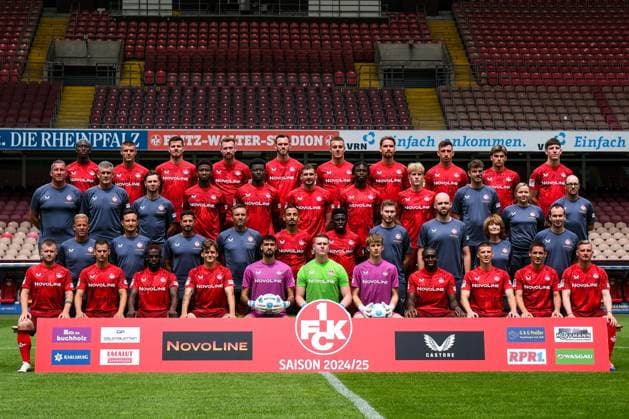 Fußball, 2. BL, 1. FC Kaiserslautern Porträttermin 2024 2025
