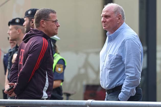 Fußball, Uli Hoeneß und Max Eberl, Archivbilder