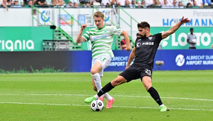 Fußball, 2. BL, SpVgg Greuther Fürth - Preußen Münster