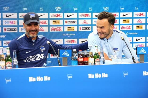 Fußball, 2. BL, Hertha BSC, Pressekonferenz