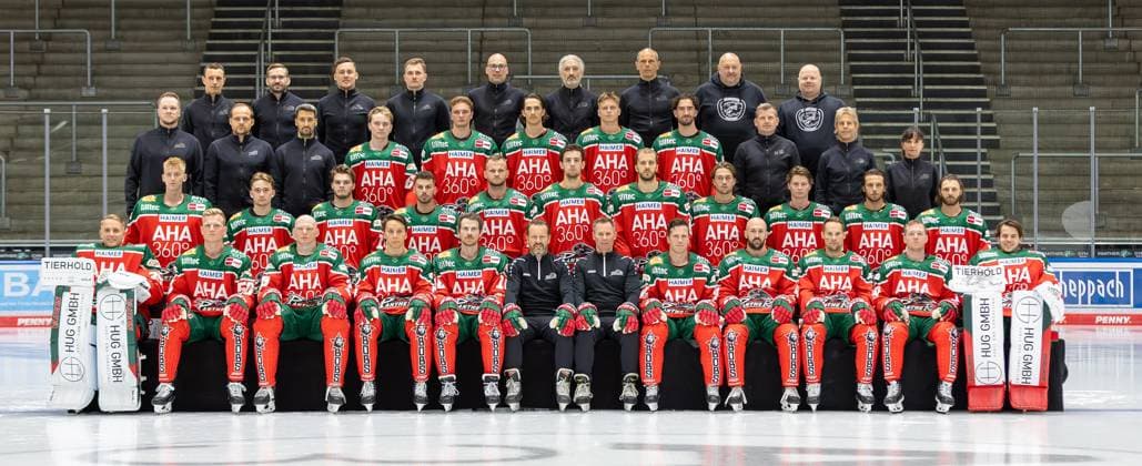 Eishockey, DEL, Augsburger Panthers, Media Day, Porträttermin 2024 2025